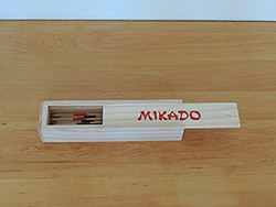 Mikado in Holzbox Bio
