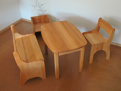 Kindersitzmöbel Luca als Set Bio